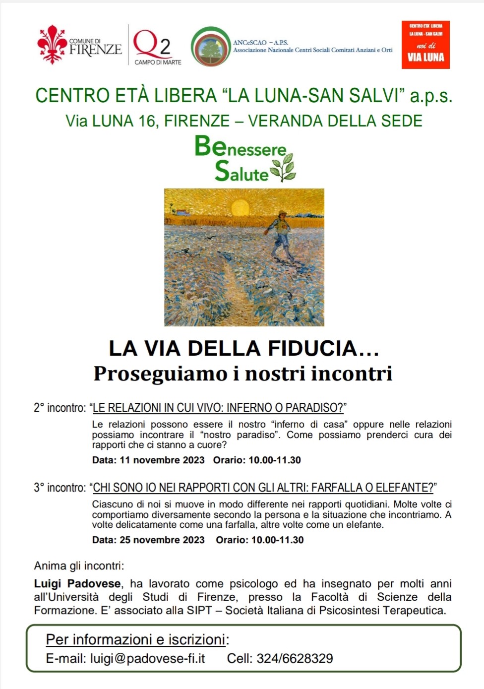 La via della fiducia al Quartiere 2 La via della fiducia al Quartiere 2