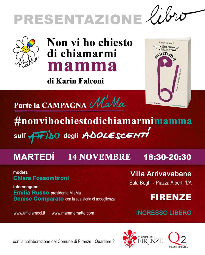 Non vi ho chiesto di chiamarmi mamma al Q2 Non vi ho chiesto di chiamarmi mamma al Q2
