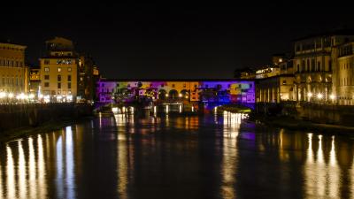 Ponte Vecchio illuminato 